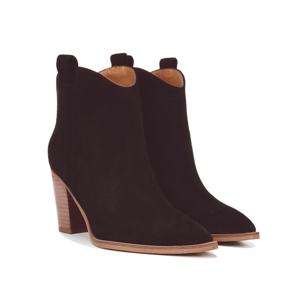 Chic Franco Sarto Suede Booties - Picture 3 of 12